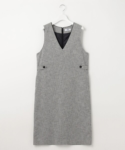 J.PRESS(ジェイプレス)の「【洗える】Calameraリングメッシュ ジャンパースカート(スカート・レディース・ブラウン系5/ブラック系5・T15/T13)」の7枚目の写真