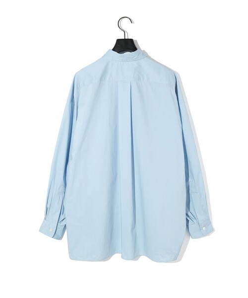 MIDIUMISOLID（ミディウミソリッド）の「MIDIUMISOLID for Ladies レギュラーカラービッグシャツ（シャツ/ブラウス・レディース・ライトブルー/ブラック/オフホワイト・FREE）」の14枚目の写真