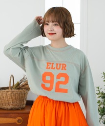 tシャツ 「eLur」36 ナンバリングロンT レディース eLur tシャツ 「eLur」36 ナンバリングロンT レディース