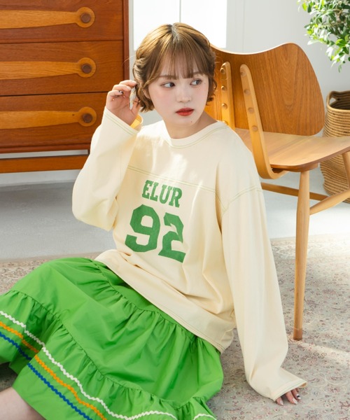 セール】【eLur】92 ナンバリングロンT（Tシャツ/カットソー）｜eLur