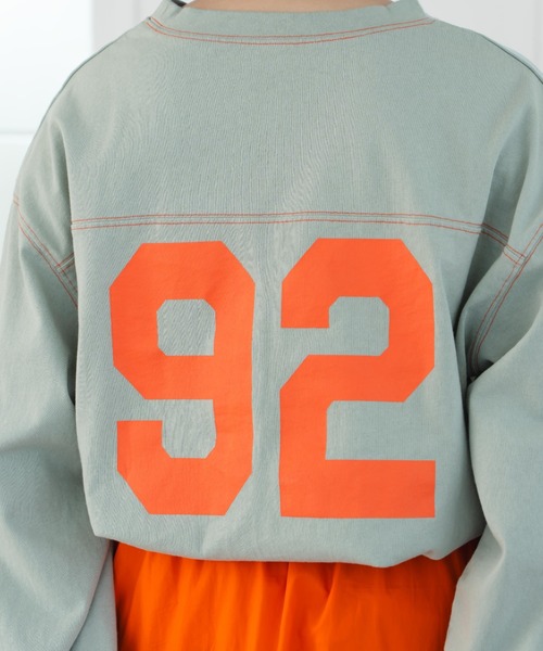 eLur】92 ナンバリングロンT（Tシャツ/カットソー）｜eLur
