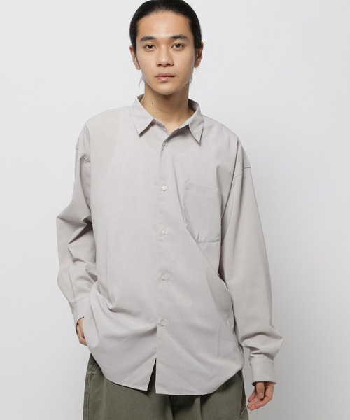 niko and...（ニコアンド）の「ドライタッチイージーケアシャツ（シャツ/ブラウス・メンズ・ピンク/ライトグレー/ブルー/チャコール・LARGE/MEDIUM）」の7枚目の写真