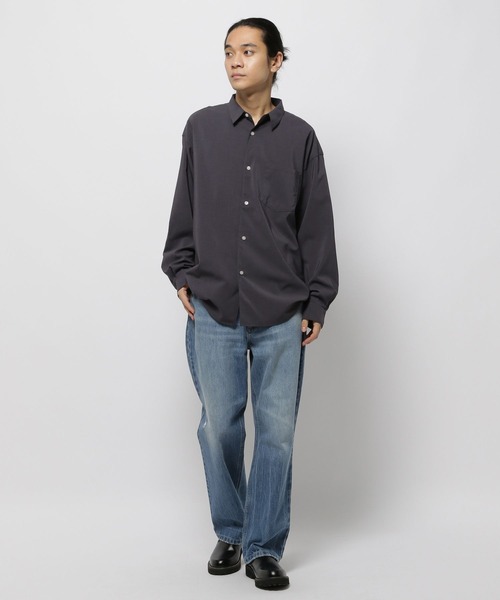 niko and...（ニコアンド）の「ドライタッチイージーケアシャツ（シャツ/ブラウス・メンズ・ピンク/ライトグレー/ブルー/チャコール・LARGE/MEDIUM）」の9枚目の写真