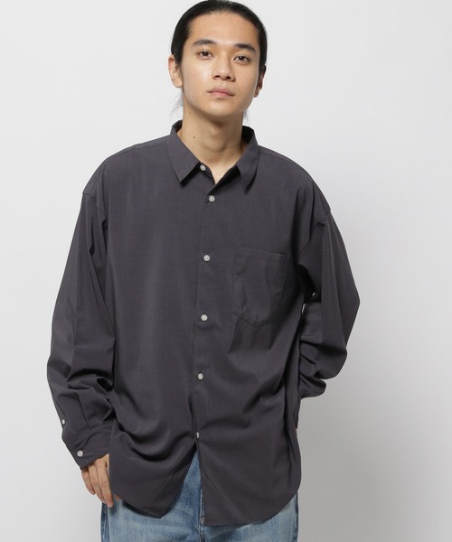 niko and...（ニコアンド）の「ドライタッチイージーケアシャツ（シャツ/ブラウス・メンズ・ピンク/ライトグレー/ブルー/チャコール・LARGE/MEDIUM）」の10枚目の写真