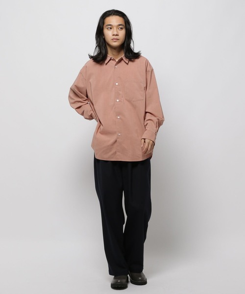 niko and...（ニコアンド）の「ドライタッチイージーケアシャツ（シャツ/ブラウス・メンズ・ピンク/ライトグレー/ブルー/チャコール・LARGE/MEDIUM）」の12枚目の写真