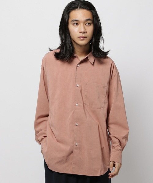 niko and...（ニコアンド）の「ドライタッチイージーケアシャツ（シャツ/ブラウス・メンズ・ピンク/ライトグレー/ブルー/チャコール・LARGE/MEDIUM）」の13枚目の写真