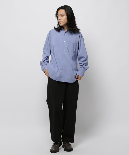 niko and...（ニコアンド）の「ドライタッチイージーケアシャツ（シャツ/ブラウス・メンズ・ピンク/ライトグレー/ブルー/チャコール・LARGE/MEDIUM）」の14枚目の写真