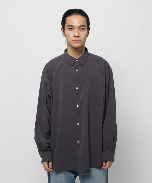 niko and...（ニコアンド）の「ドライタッチイージーケアシャツ（シャツ/ブラウス・メンズ・ピンク/ライトグレー/ブルー/チャコール・LARGE/MEDIUM）」の17枚目の写真