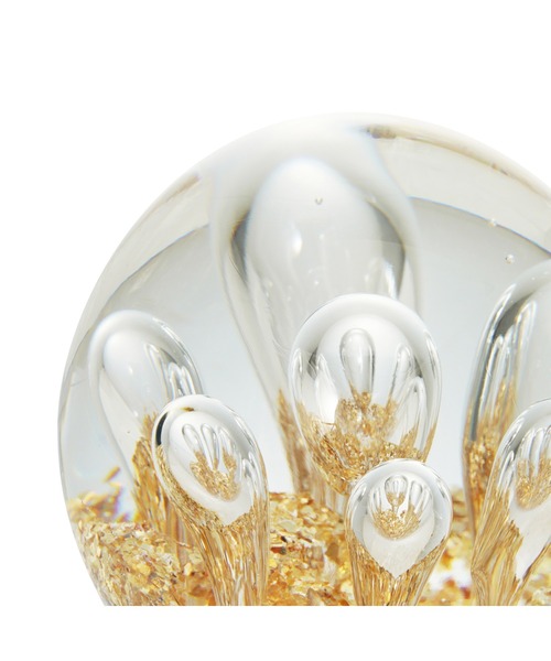 Francfranc（フランフラン）の「クリアバブル ペーパーウエイト ゴールド（ペン類・レディース・ゴールド・FREE）」の3枚目の写真