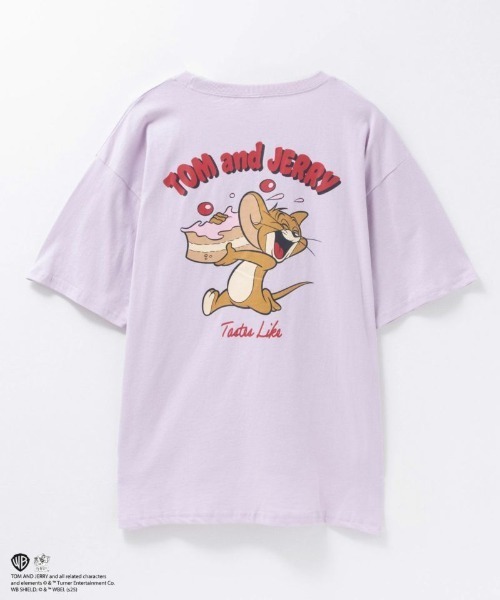 Tom&Jerry(トムアンドジェリー)の「【TOM&JERRY】プリントTシャツ(Tシャツ/カットソー・レディース・ピンク/グリーン/ブラック/オフホワイト・フリー)」の4枚目の写真