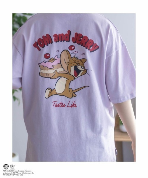Tom&Jerry(トムアンドジェリー)の「【TOM&JERRY】プリントTシャツ(Tシャツ/カットソー・レディース・ピンク/グリーン/ブラック/オフホワイト・フリー)」の21枚目の写真