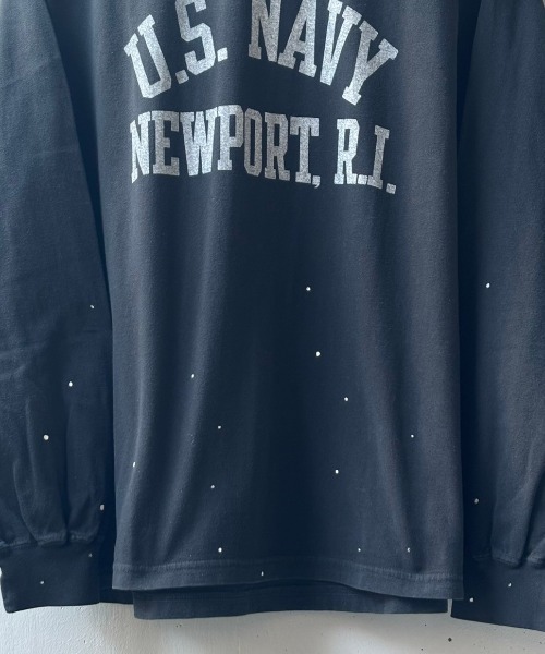 セール】REMI RELIEF(レミレリーフ) 別注20/-天竺ロンT（US NAVY