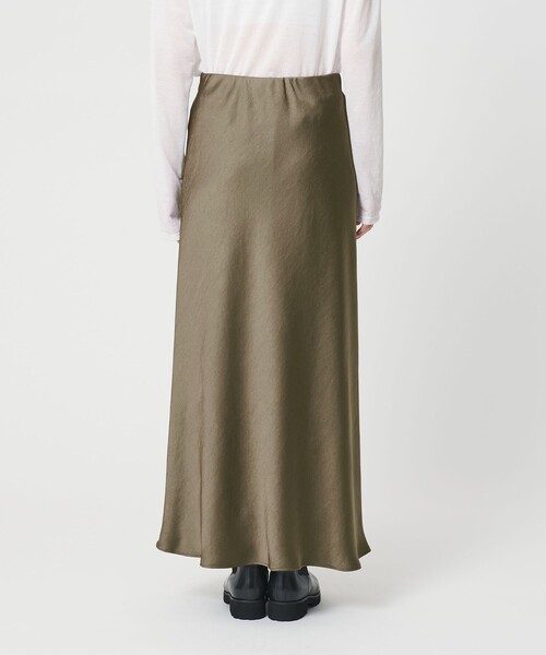 セール】ポリエステルサテン マーメイドフレアスカート（スカート