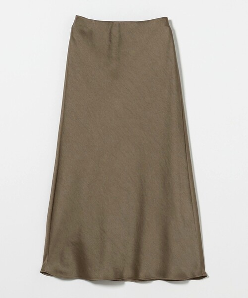 ポリエステルサテン マーメイドフレアスカート（スカート