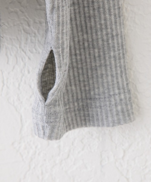 CIAOPANIC TYPY（チャオパニックティピー）の「【KIDS】アシメリブレイヤードTEE（Tシャツ/カットソー・キッズ・ブラック/オレンジ/アイボリー/グレー・XX-LARGE/X-LARGE/LARGE/MEDIUM/SMALL）」の8枚目の写真