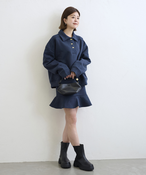 GANNI（ガニー）の「GANNI  / ガニーGanni Bou Bag Mini（ショルダーバッグ・レディース・シルバー/ブラック・FREE）」の4枚目の写真