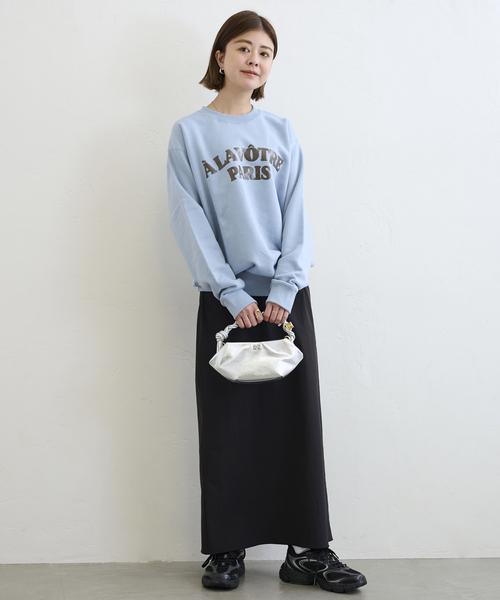 GANNI（ガニー）の「GANNI  / ガニーGanni Bou Bag Mini（ショルダーバッグ・レディース・シルバー/ブラック・FREE）」の12枚目の写真