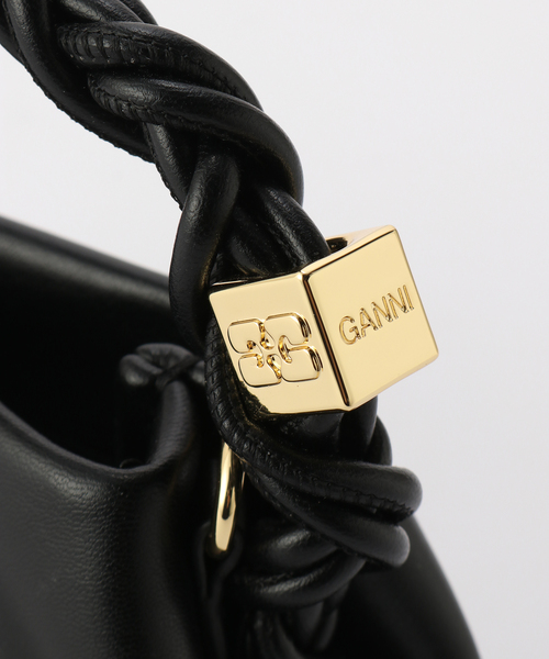 GANNI（ガニー）の「GANNI  / ガニーGanni Bou Bag Mini（ショルダーバッグ・レディース・シルバー/ブラック・FREE）」の21枚目の写真