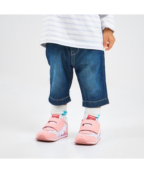 MIKI HOUSE（ミキハウス）の「【WEB限定】ミズノコラボ セカンドベビーシューズ（スニーカー・キッズ・ブルー系その他4/ピンク/サックスブルー・14.5cm/14cm/15.5cm/15cm/13cm/13.5/13.5cm/13.5㎝）」の9枚目の写真