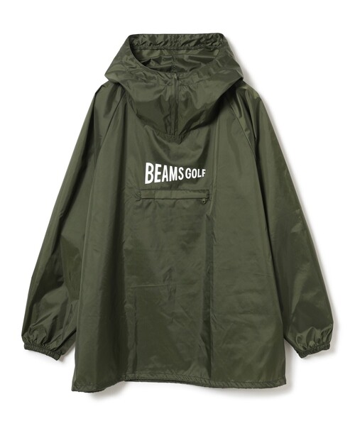 UNISEX〉BEAMS GOLF / 撥水 パッカブル アノラック レイン パーカー