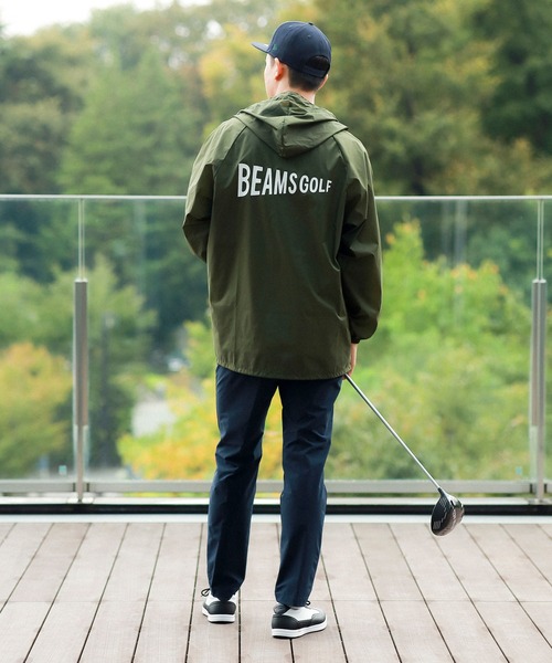 UNISEX〉BEAMS GOLF / 撥水 パッカブル アノラック レイン