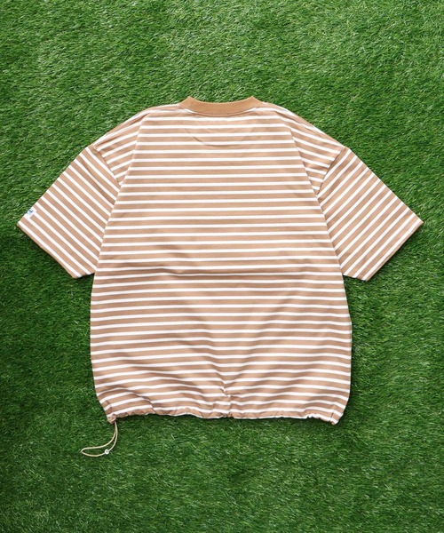 Tシャツ・カットソー Never Round Border T Shirt (2color) BD021280-WHT-2023H-m-01-