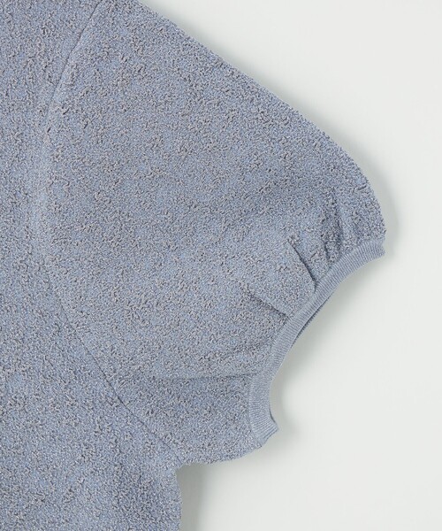 EMMEL REFINES（エメルリファインズ）の「＜EMMEL REFINES＞EM ジャカード パフスリーブ カーディガン（カーディガン/ボレロ・レディース・ダークブラウン/ライトブルー・FREE）」の17枚目の写真