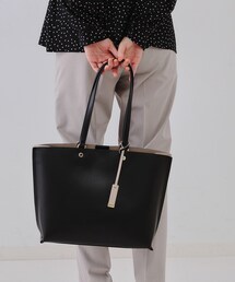 OPAQUE.CLIP | 【A4サイズ対応】バイカラースムーストートバッグ(トートバッグ)