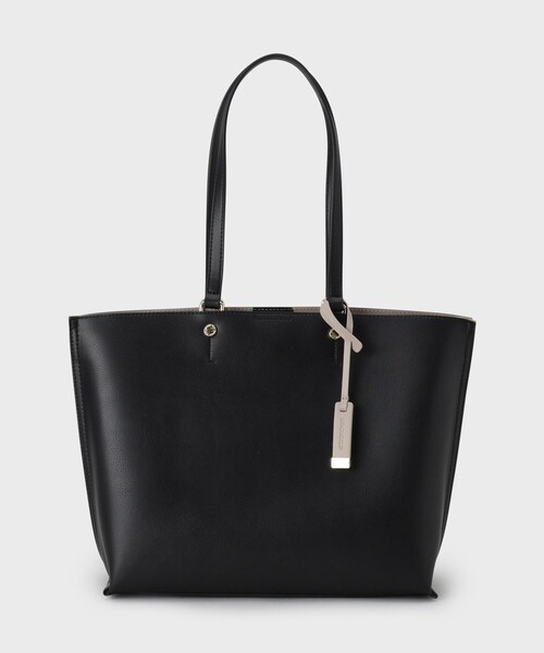 OPAQUE.CLIP（オペークドットクリップ）の「【A4サイズ対応】バイカラースムーストートバッグ（トートバッグ・レディース・ブラック系4/ライトグレー系4/ベージュ系その他7/ブラウン系8・00）」の14枚目の写真