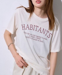 メッセージロゴ スーピマコットン半袖Tシャツ