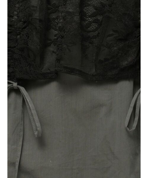 CALNAMUR(カルナムール)の「2WAY LACE OVER NYLON GATHER SK/2WAYレースオーバーナイロンギャザースカート(スカート・レディース・ベージュ/レッド/チャコールグレー・FREE)」の21枚目の写真