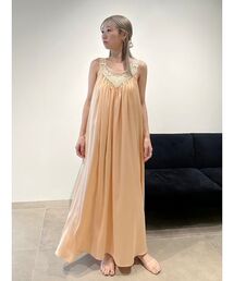 SNIDEL HOME（スナイデルホーム）の「レースカラーワンピース（ルームワンピース）」