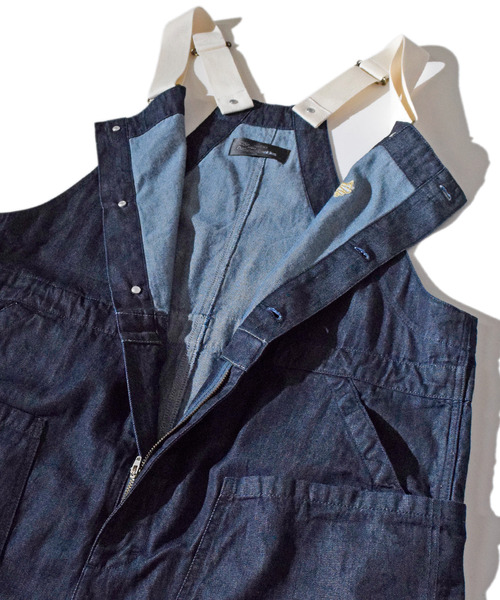 ALDIES（アールディーズ）の「Love Overalls / ラブオーバーオール（サロペット/オーバーオール・メンズ・ブルー/ネイビー・LARGE/MEDIUM/SMALL）」の8枚目の写真