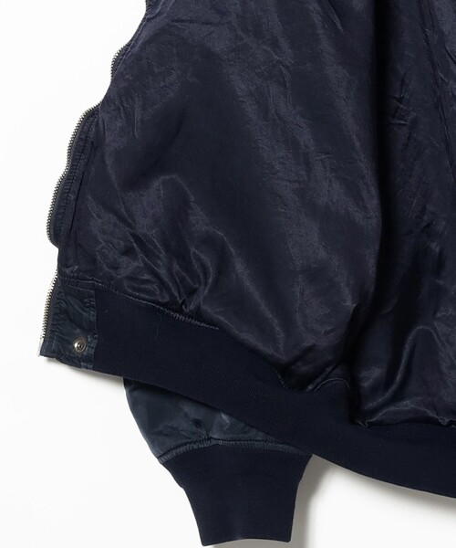 レミレリーフ　REMI RELIEF　L-2　フライトジャケット　ネイビー　M レミレリーフ REMI RELIEF L-2 ナイロン フライトジャケット M MA-1
