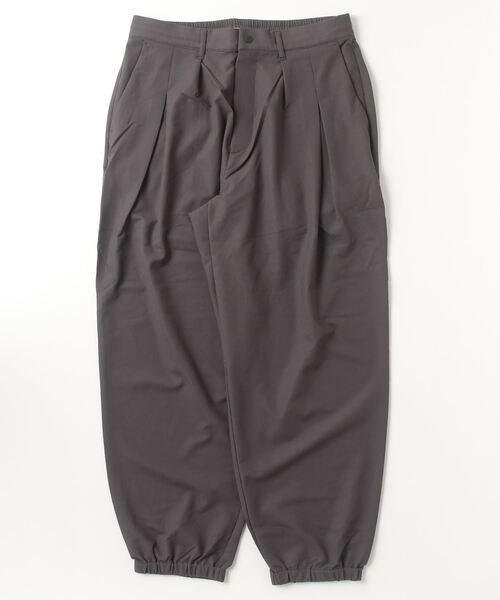 ADAM PATEK（アダムパテック）の「【ADAMPATEK/アダムパテック】ripple tuck relax pants/リップル タック入りリラックスパンツ（その他パンツ・レディース・チャコールグレー/ブラック・2/1）」の16枚目の写真