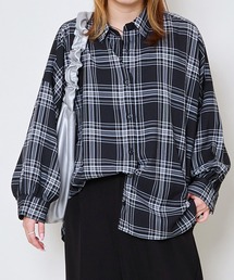タンクトップ チェックシャツ」に該当するレディースのトップス