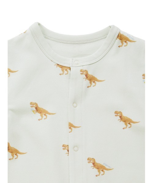 gelato pique（ジェラートピケ）の「【BABY】半袖ロンパース（ロンパース・キッズ・ライトピンク/ミント/グレー/ベージュ/ブルー/ピンク/オフホワイト/クリーム/イエロー/レッド・70/80）」の19枚目の写真