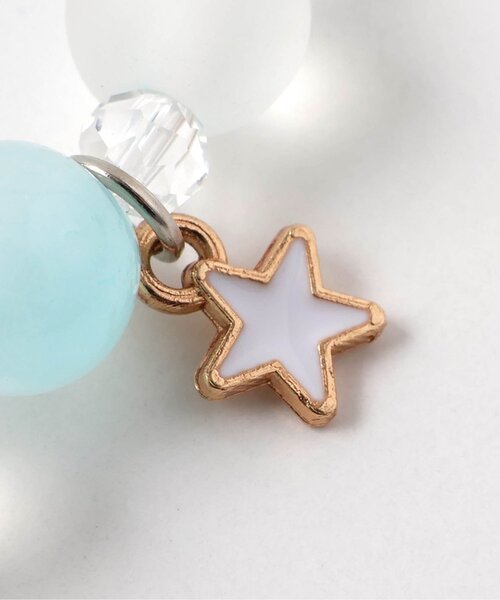 apres les cours（アプレレクール）の「シェルブレスレット（ブレスレット・キッズ・サックスブルー・FREE）」の2枚目の写真