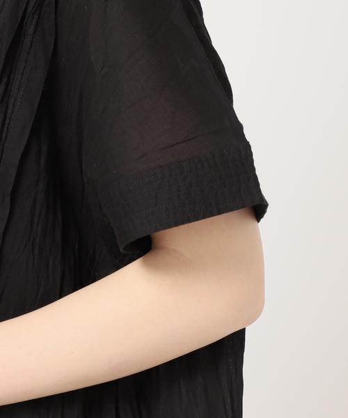 JOURNAL STANDARD relume（ジャーナルスタンダード　レリューム）の「コットンボイルクリンクルタックカフタンワンピース（ワンピース・レディース・ブラウン/オレンジ/ブラック・FREE）」の15枚目の写真