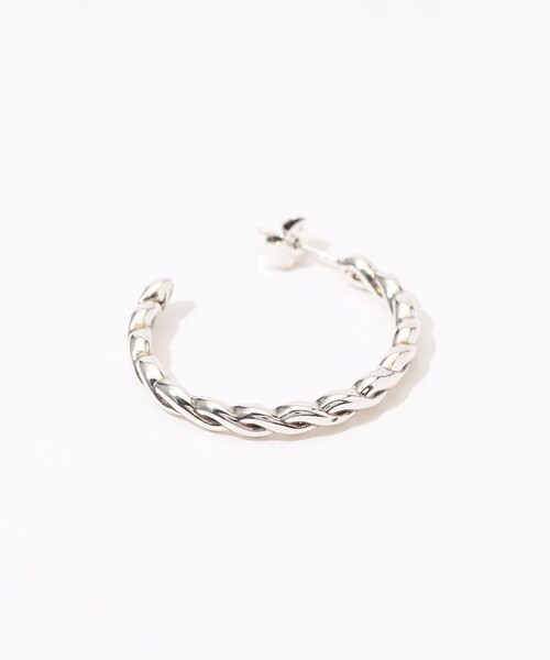 PHILIPPE AUDIBERT(フィリップ オーディベール)の「【別注】PHILIPPE AUDIBERT FAY HOOPS シルバーピアス(ピアス(両耳用)・レディース・シルバー・FREE)」の3枚目の写真