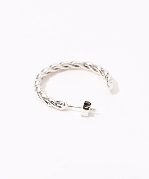 PHILIPPE AUDIBERT(フィリップ オーディベール)の「【別注】PHILIPPE AUDIBERT FAY HOOPS シルバーピアス(ピアス(両耳用)・レディース・シルバー・FREE)」の4枚目の写真