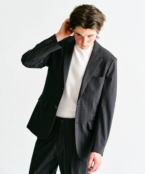 417 EDIFICE（フォーワンセブンエディフィス）の「”接触冷感” Freezing light セットアップ（セットアップ・メンズ・ネイビー/ブラック・SMALL/MEDIUM/LARGE/X-LARGE/XX-LARGE）」の4枚目の写真