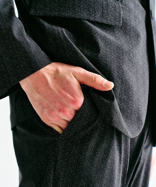 417 EDIFICE（フォーワンセブンエディフィス）の「”接触冷感” Freezing light セットアップ（セットアップ・メンズ・ネイビー/ブラック・SMALL/MEDIUM/LARGE/X-LARGE/XX-LARGE）」の11枚目の写真