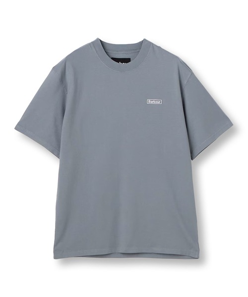 MEN'S BIGI(メンズビギ)の「【BARBOUR/バブアー】WALTON EMBROIDERED OS FIT T-SHIRT(Tシャツ/カットソー・メンズ・ホワイト/ブルー・03/02)」の1枚目の写真
