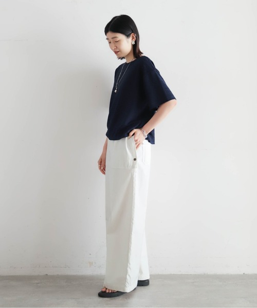 メッシュナイロンボーダー ボートネックP/O | NOMBRE IMPAIR