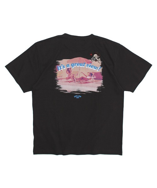 MELLOW（メロー）の「GREAT VIEW  SS TEE（Tシャツ/カットソー・メンズ・ホワイト/イエロー/ブラック・M/L/XL）」の21枚目の写真