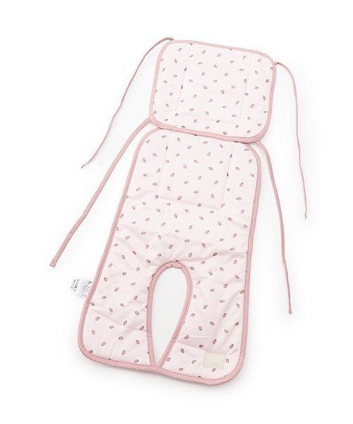 petit main（プティマイン）の「ひんやりベビーカーシート（ベビーカー/ベビーカー用品・キッズ・ライトグリーン/ベージュ/ライトピンク/カラフル・F）」の3枚目の写真