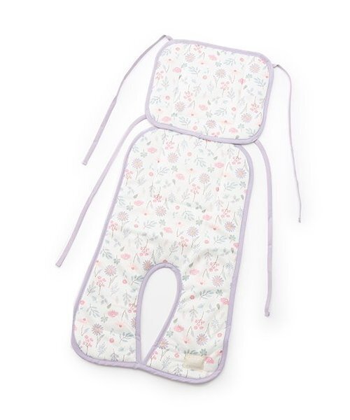 petit main（プティマイン）の「ひんやりベビーカーシート（ベビーカー/ベビーカー用品・キッズ・ライトグリーン/ベージュ/ライトピンク/カラフル・F）」の4枚目の写真