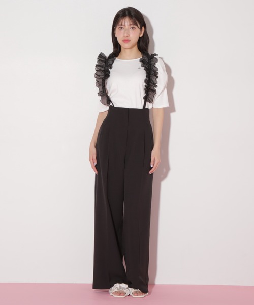 JILL by JILL STUART(ジルバイジルスチュアート)の「プレート付きパワショルカットソー(Tシャツ/カットソー・レディース・ブラック/ホワイト/ホワイト系その他・FREE)」の11枚目の写真