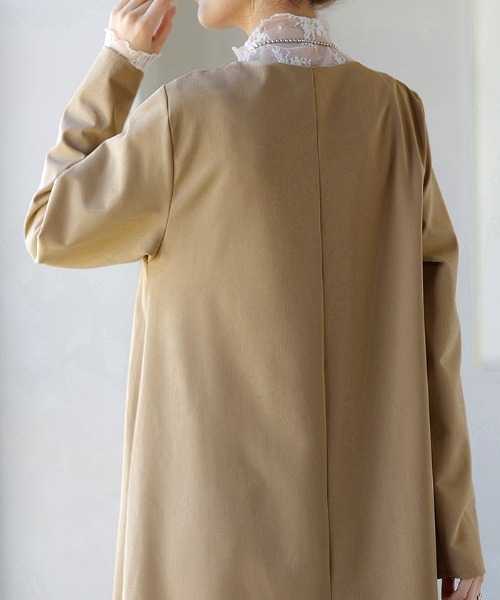 HUG.U(ハグユー)の「センタータック ロングワンピース(ワンピース・レディース・ブラック/シアン/ベージュ・L/XL/M)」の13枚目の写真